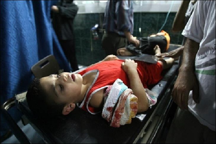 إصابة 4 أطفال بانفجار جسم مشبوه شرق غزة