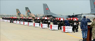 В Диярбакыре простятся с погибшими в авиакатастрофе