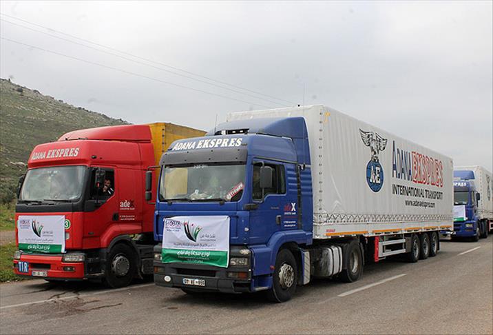 Suriyelilere 319 ton un