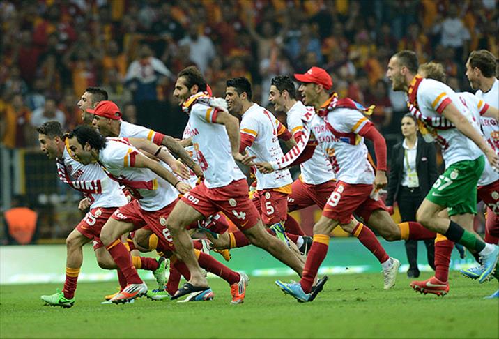 Galatasaray'da şampiyonluk sevinci