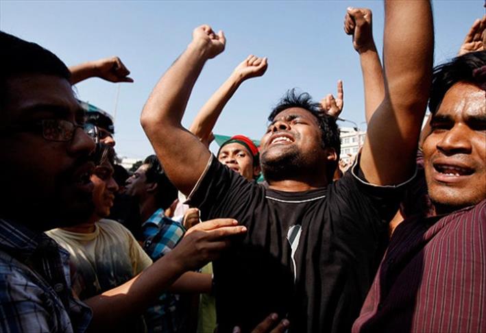 Столкновения на митинге в Бангладеш
