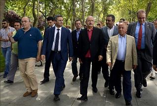 Kılıçdaroğlu'ndan Gezi Parkı'na ziyaret
