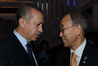 Erdoğan, Ban ile Mısır'ı görüştü