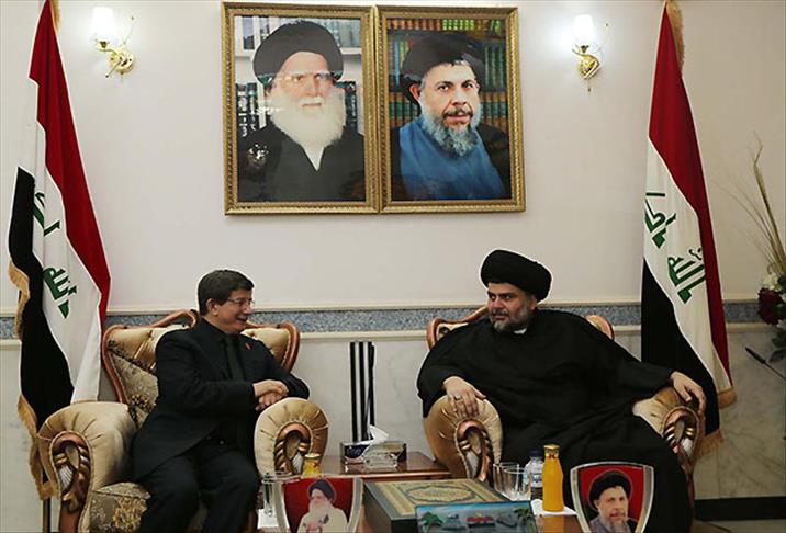 دیداری داودئۆغلو و موقتەدا سەدر