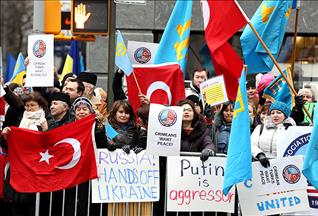 New York'ta Kırım protestosu
