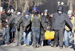 В Украине погибли 95 демонстрантов