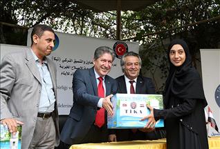 TİKA'dan Yemenli yetimlere su arıtma filtresi