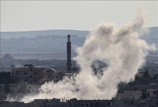 احتدام الاشتباكات بين داعش والأكراد غربي "عين العرب"