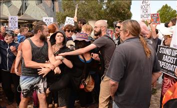 Violence flairs at anti-Islam rallies across Australia