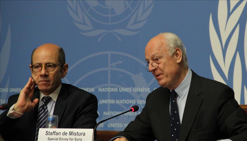 ديمستورا: ٤٠ كيانا سوريا إلى جانب النظام يشاركون في مشاورات جنيف