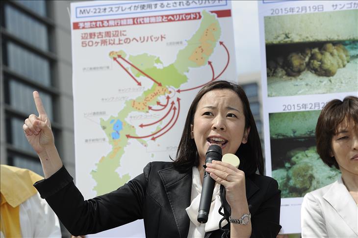 Okinawa governor pleads case against new US base