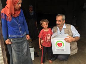 Турекцое общество Красного Полумесяца предоставило помощь Сирии