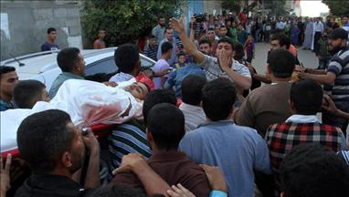 رێوڕەسمی بەخاکسپاردن لە غەززە