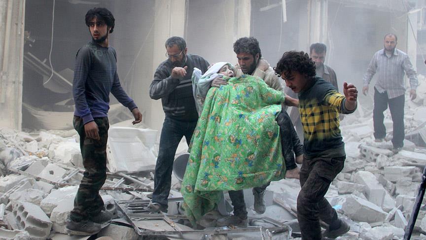 Rus hava saldırısında 10 sivil yaşamını yitirdi