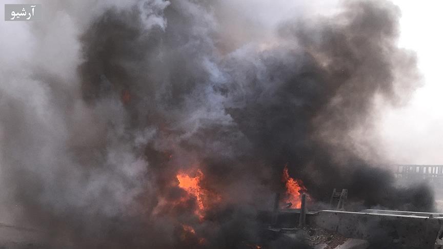 انفجار یک خودروی بمب‌گذاری شده در سوریه 15 کشته برجا گذاشت