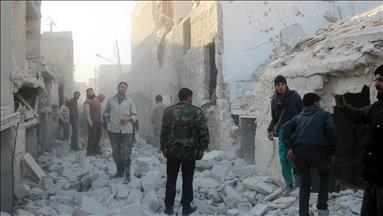 مقتل 5 أشخاص في قصف روسي على حلب السورية