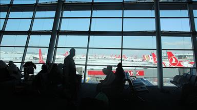 Hava ulaşımına kar engeli