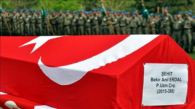 Şehit Piyade Uzman Onbaşı Erdal son yolculuğuna uğurlandı