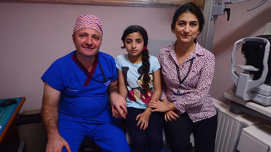 Savaşta gözünü kaybeden Sidra'ya üniversiteden yardım eli