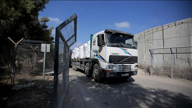 غزة تستقبل شاحنات جديدة من مساعدات السفينة التركية "ليدي ليلي" 