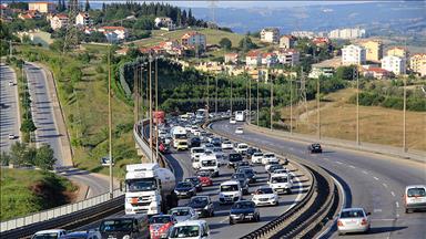 Tatilciler dönüş yolunda