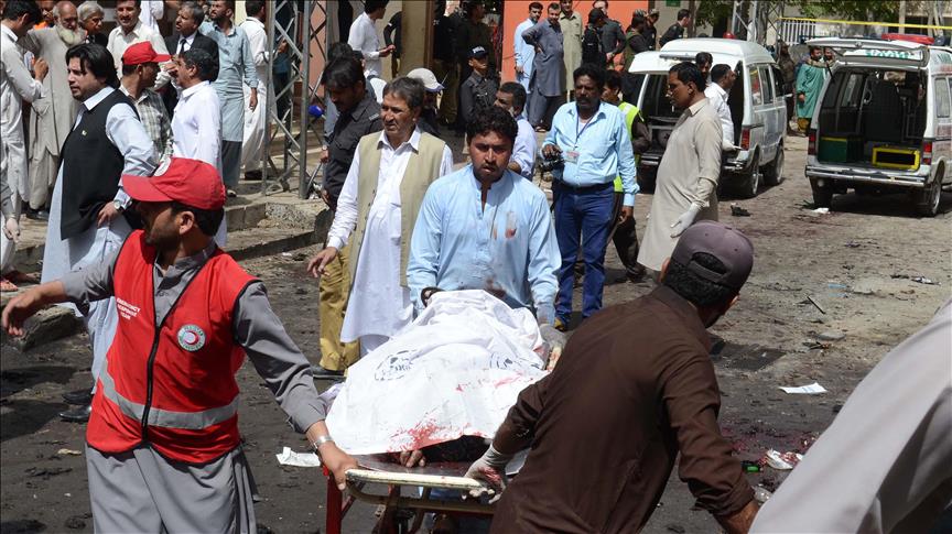 ارتفاع حصيلة التفجير أمام مستشفى جنوب غربي باكستان إلى 42         