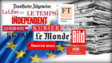 Avrupa basınında Demokrasi ve Şehitler Mitingi