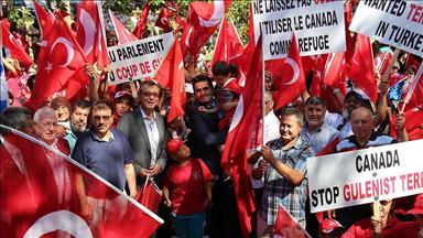 هزاران شهروند کانادایی در اعتراض به کودتای نافرجام ترکیه تجمع کردند