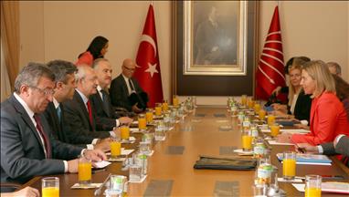 دیدار مسئولین بلند پایه اتحادیه اروپا از پارلمان ترکیه