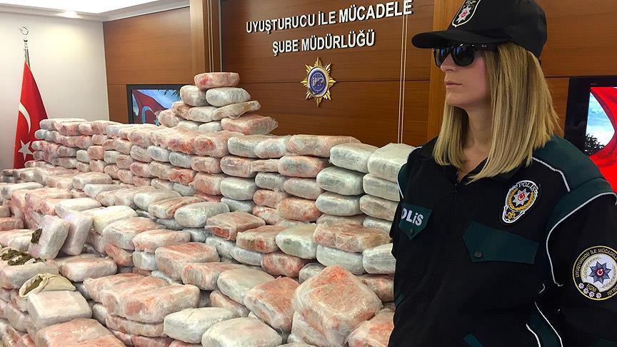 عملیات پلیس مبارزه با مواد مخدر در استانبول
