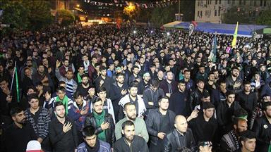 مراسم شب تاسوعا در استان ایغدیر ترکیه