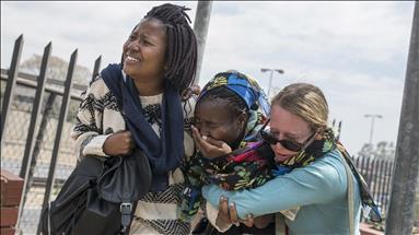 S. Africa police use teargas, water cannon on students