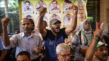 Gaza : Sit-in de solidarité avec les Palestiniens emprisonnés par Israël