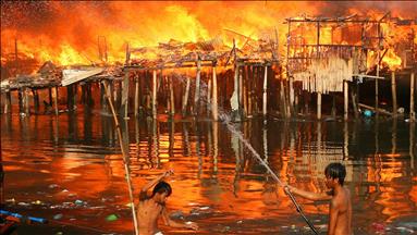  آتش سوزی کارخانه ای در فیلیپین 100 زخمی بر جا گذاشت