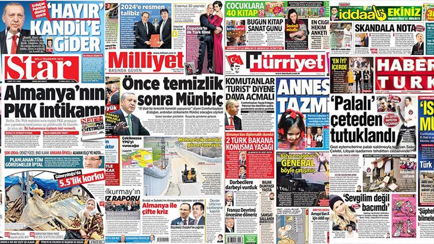 عناوین مهم روزنامه‌های جمعه 3 مارس ترکیه