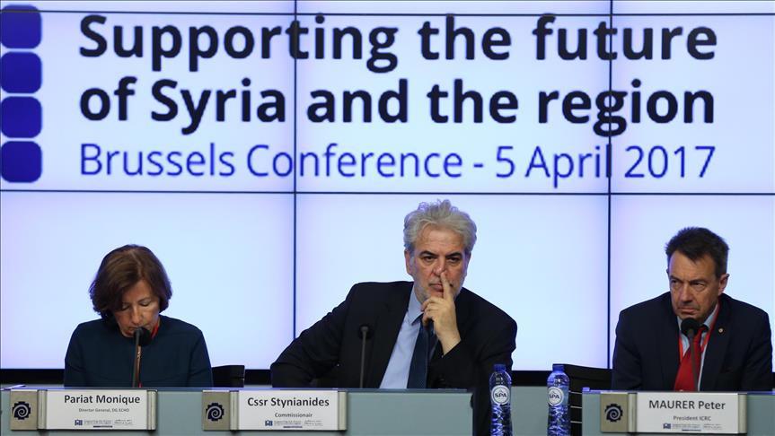 Syria support conference begins in Brussels