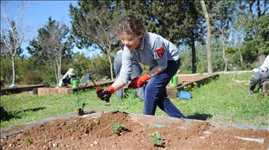 في تركيا.. تلاميذ المدارس يأكلون من غرس أيديهم