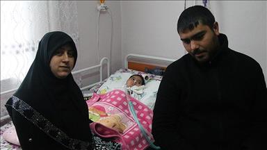 Medine bebeğin başında 'yaşam nöbeti' 