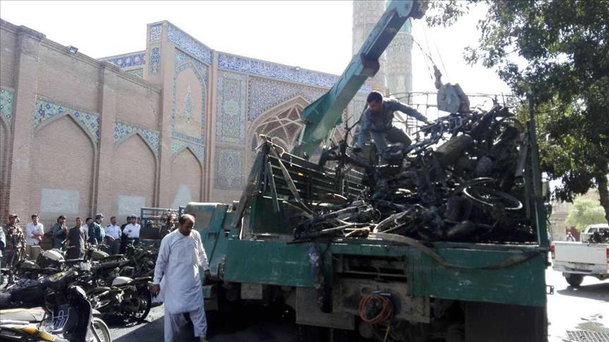 Bomb attack near mosque kills 8 in western Afghanistan
