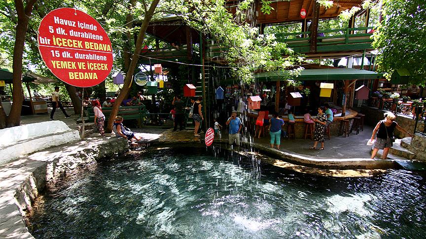 Bu suda 5 dakika durana ödül 