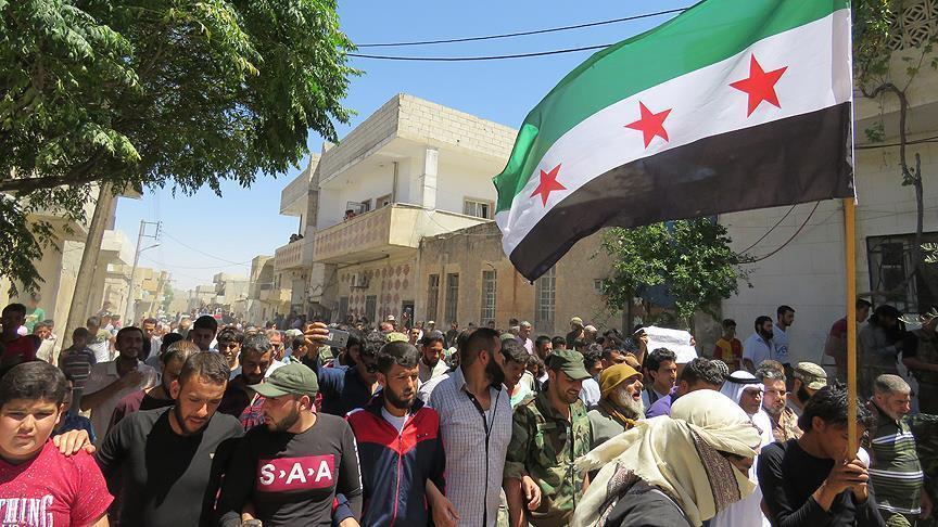 В Сирии прошли акции в поддержку Турции 