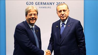 دیدار رئیس‌جمهور ترکیه با نخست‌وزیر ایتالیا در آلمان