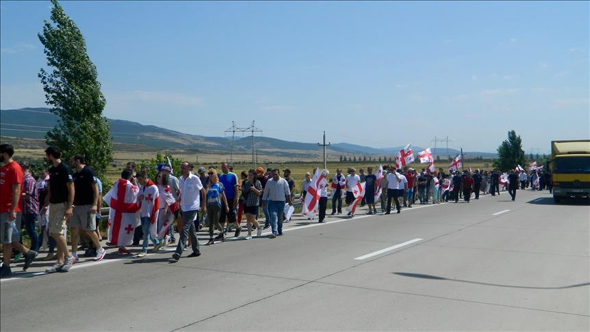 В Грузии протестуют против российской оккупации 