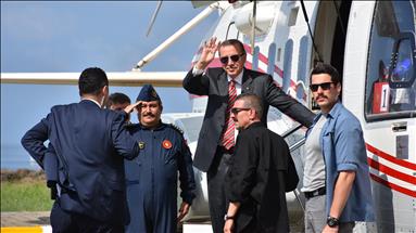 سفر رجب طیب اردوغان رئیس جمهور ترکیه به استان ترابزون