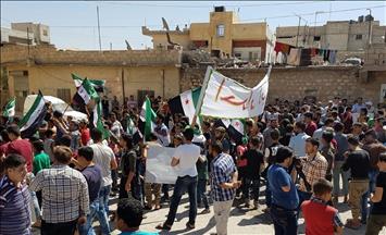 Сирија: Протести против ОН, Де Мистура и Асад 