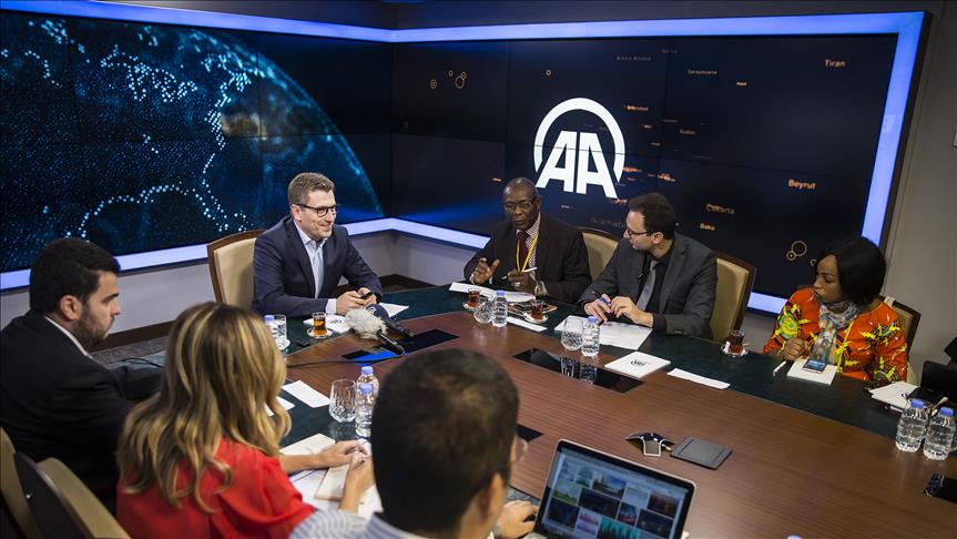 Guinean media team visits Anadolu Agency’s headquarters