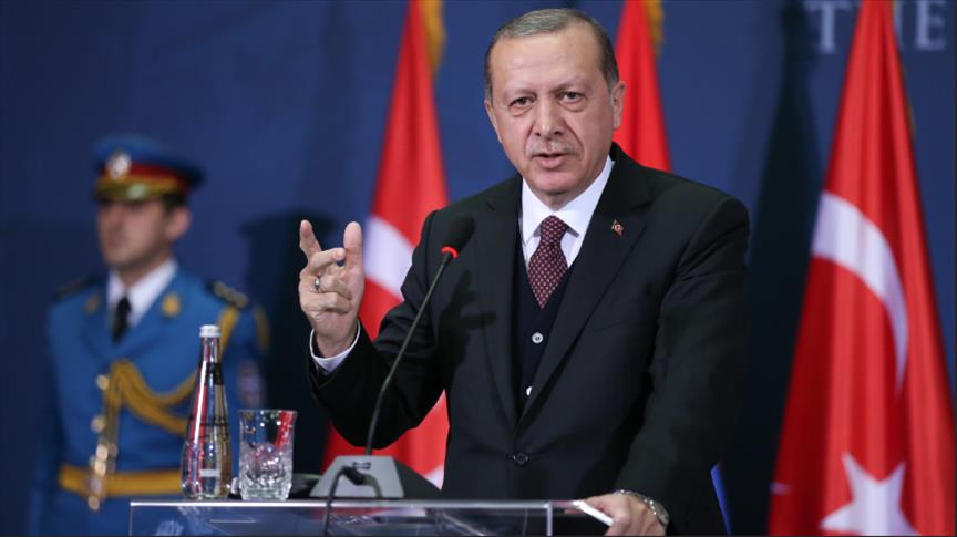 كلمة للرئيس التركي رجب طيب أردوغان في منتدى الأعمال التركي الصربي