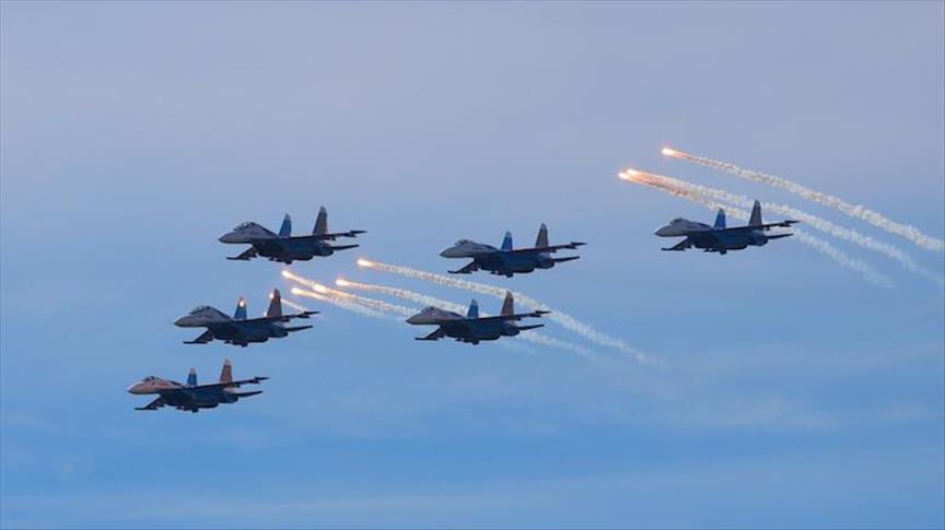 Pesawat tempur Rusia jatuh di Suriah 