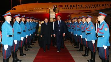Президент Турции прибыл в Белград