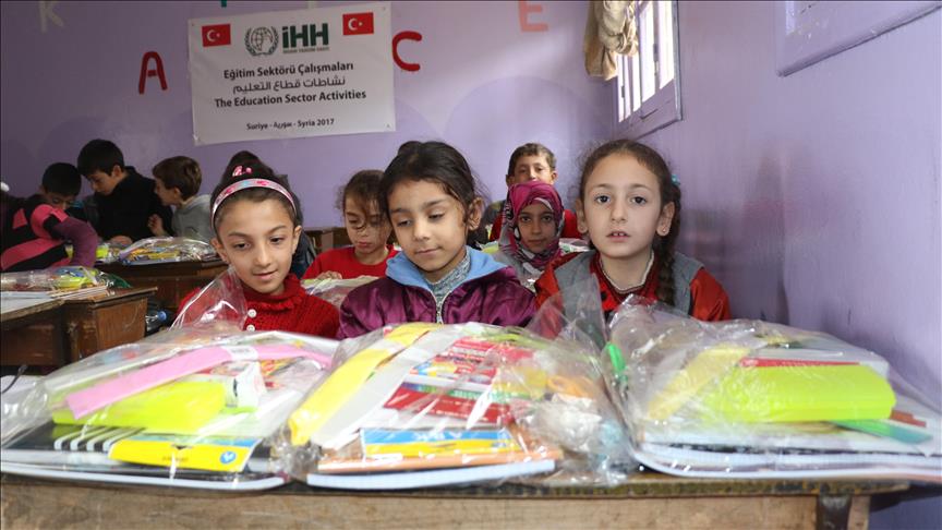ادامه حمایت آموزشی ترکیه از کودکان آسیب دیده از جنگ در سوریه